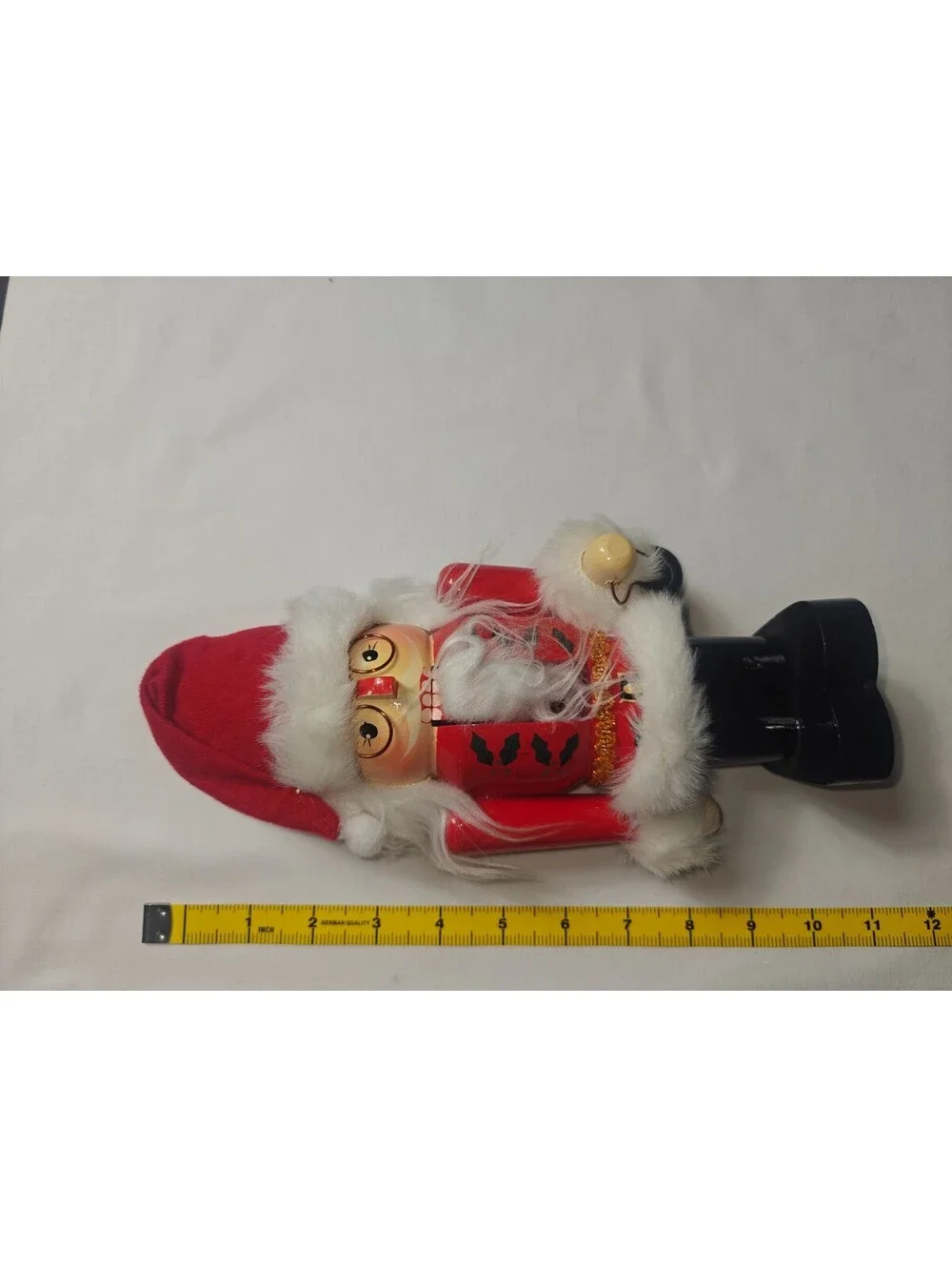 Vintage Santa Claus Wooden Nutcracker  Decorative Christmas Holiday  Home Décor.